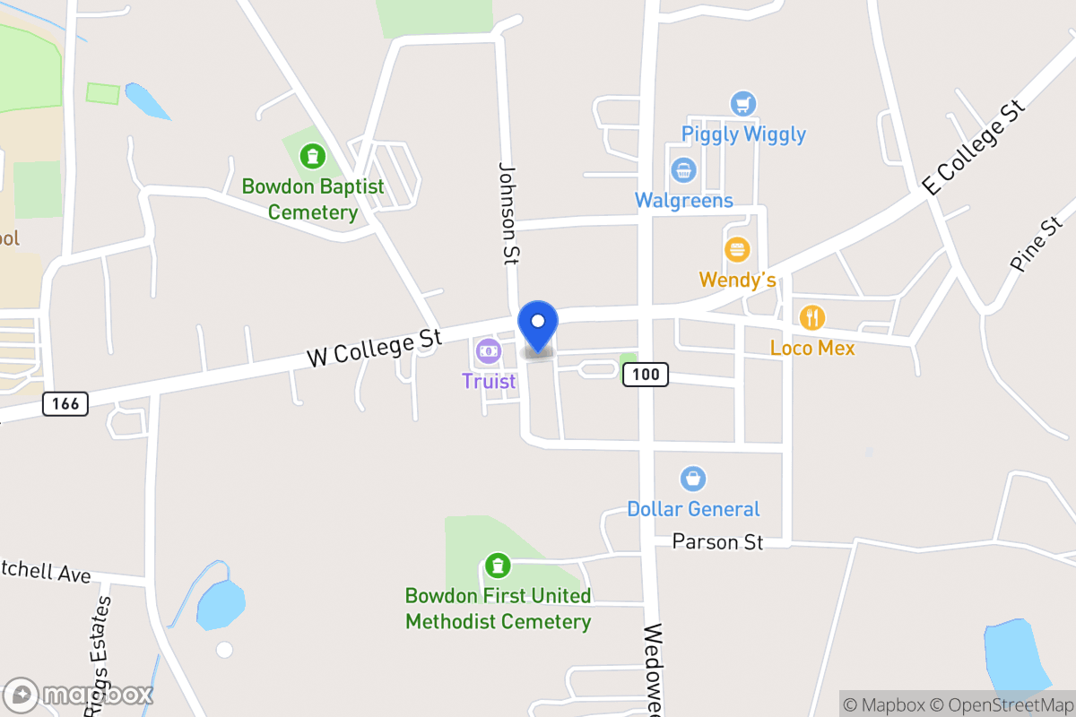 Map of 133 W College St