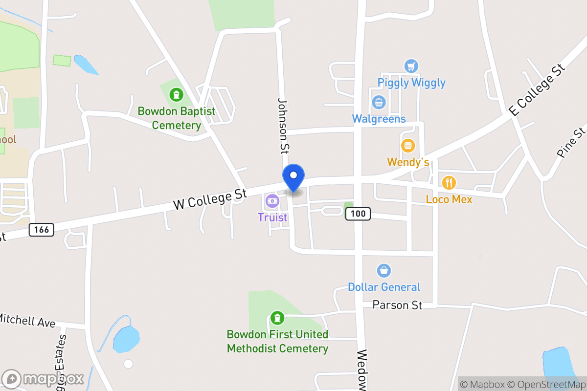Map of 135 W College St