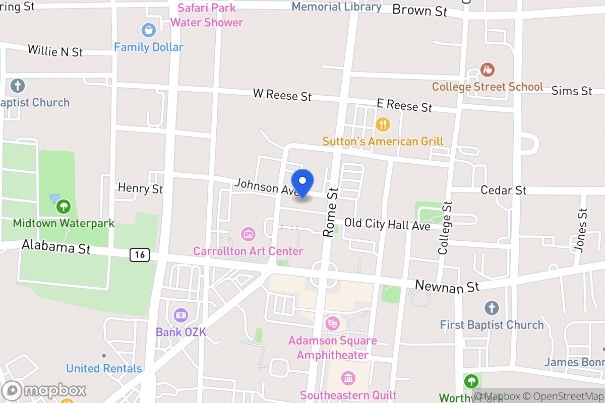 Map of 206 Rome St