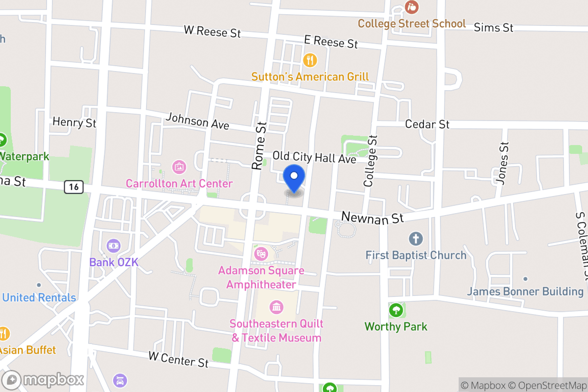 Map of 124 Newnan St