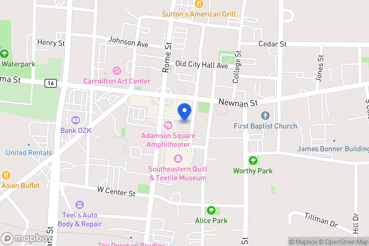 Map of John Wesley Plz