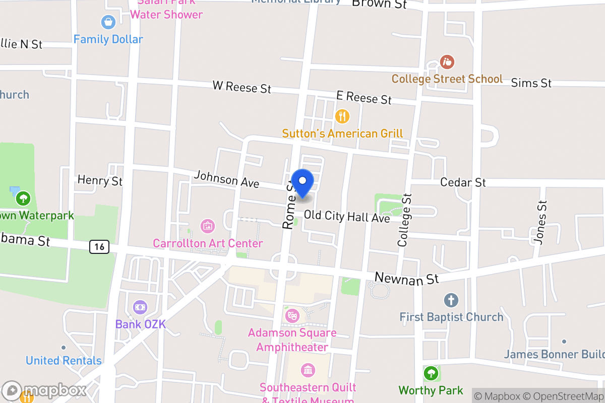 Map of 4 City Hall Ave