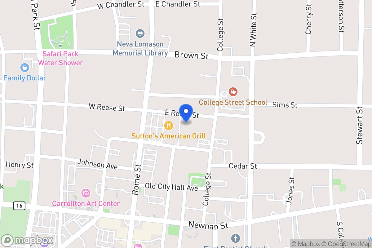 Map of 123 Reese St