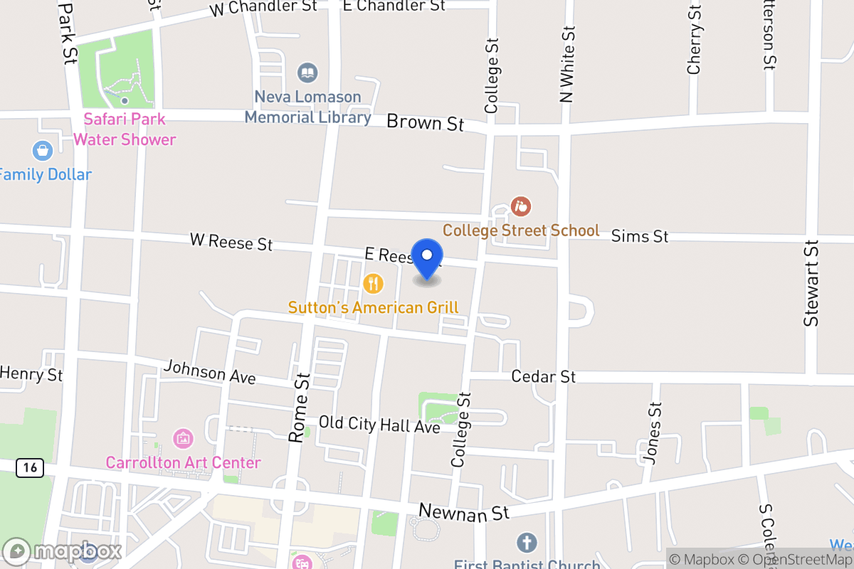 Map of 127 E Reese St
