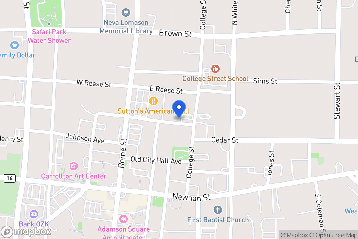Map of 218 E Ward St