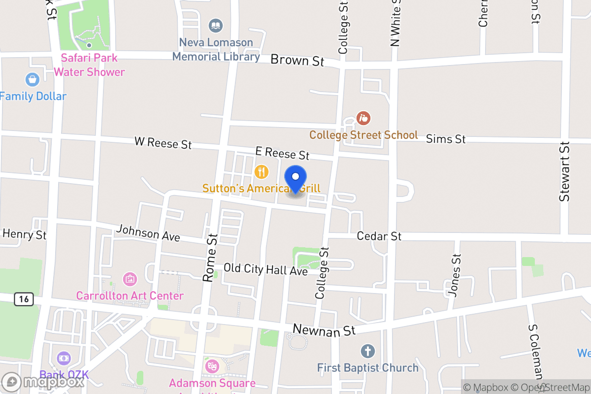 Map of 214 E Ward St
