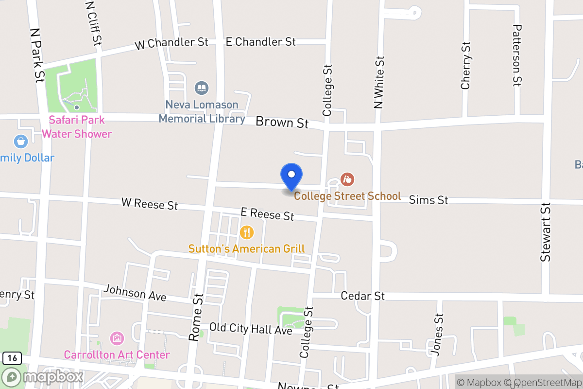 Map of 129 Rhudy St