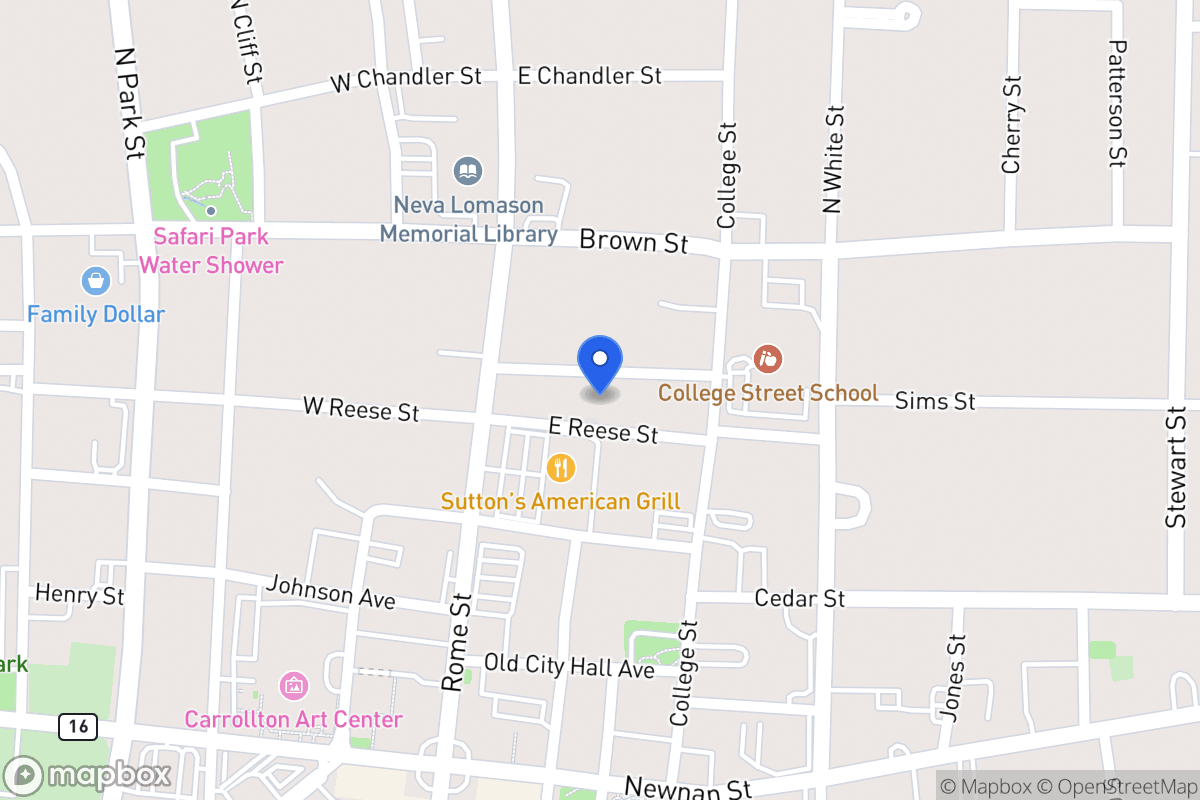 Map of 125 Rhudy St