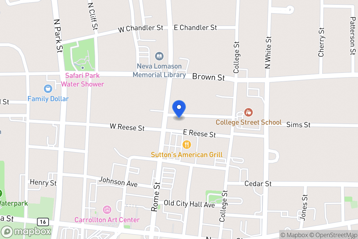 Map of 25 Rhudy St