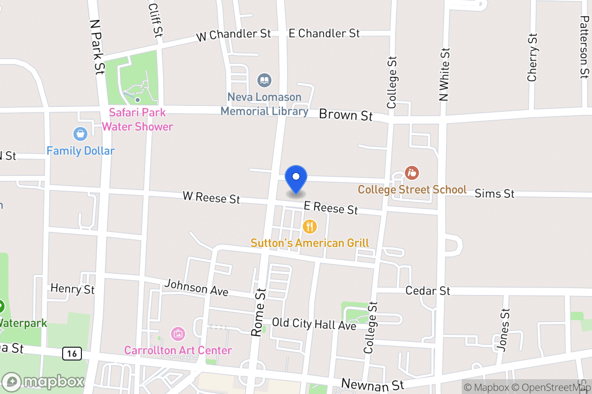 Map of 20 E Reese St