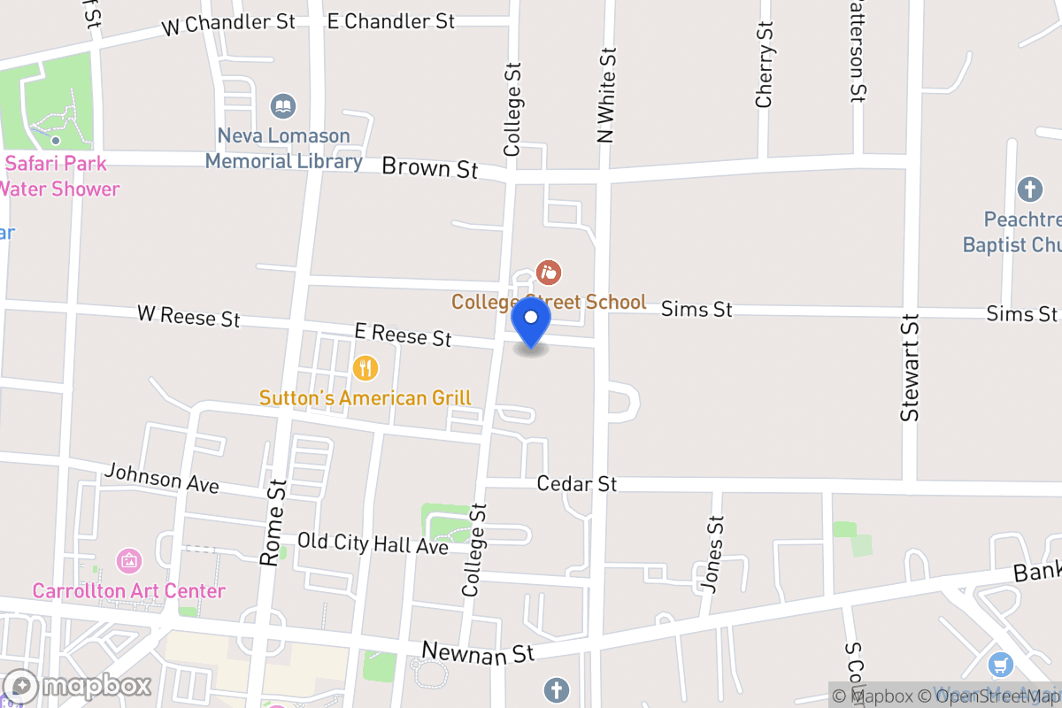 Map of 205 E Reese St