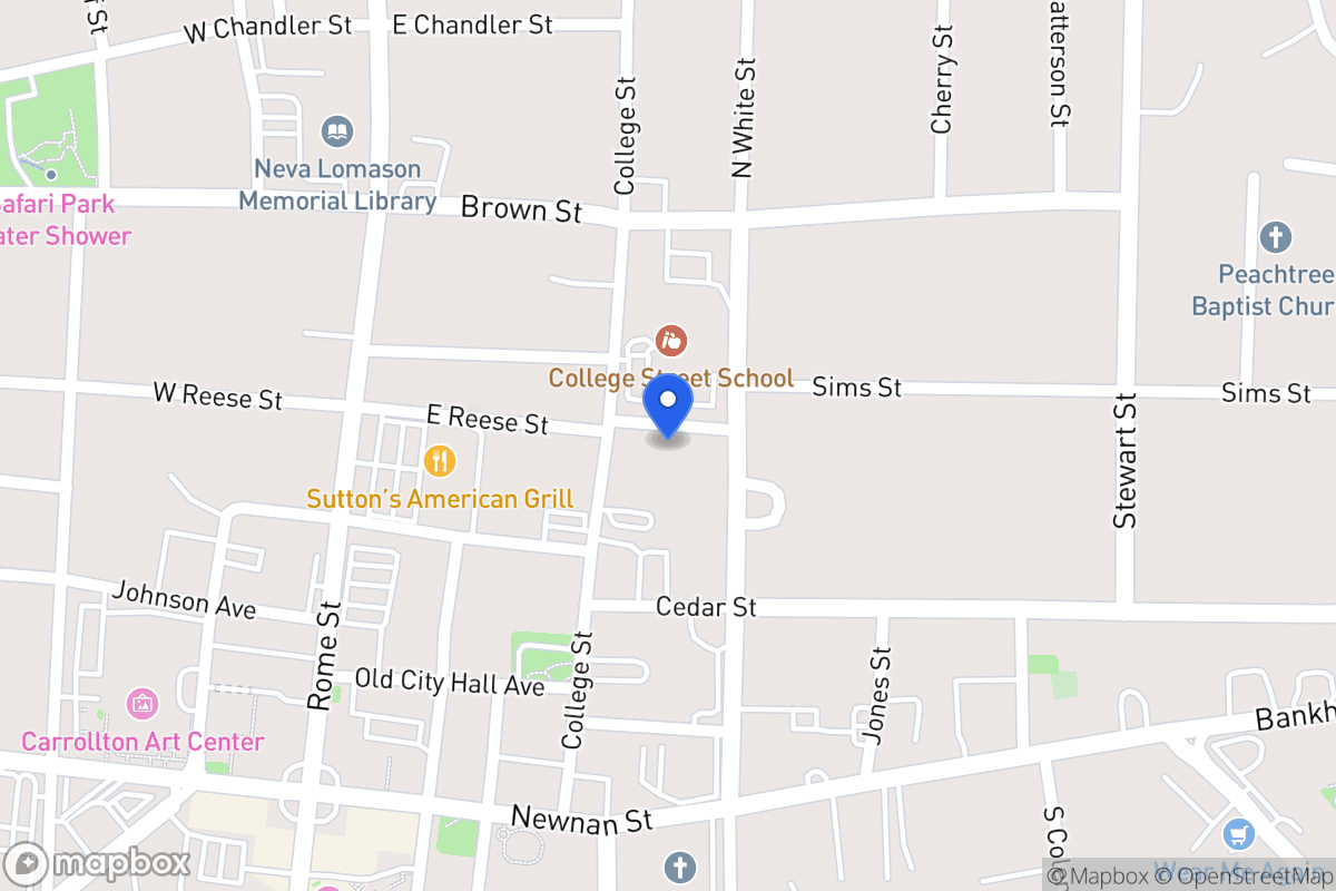 Map of 209 E Reese St