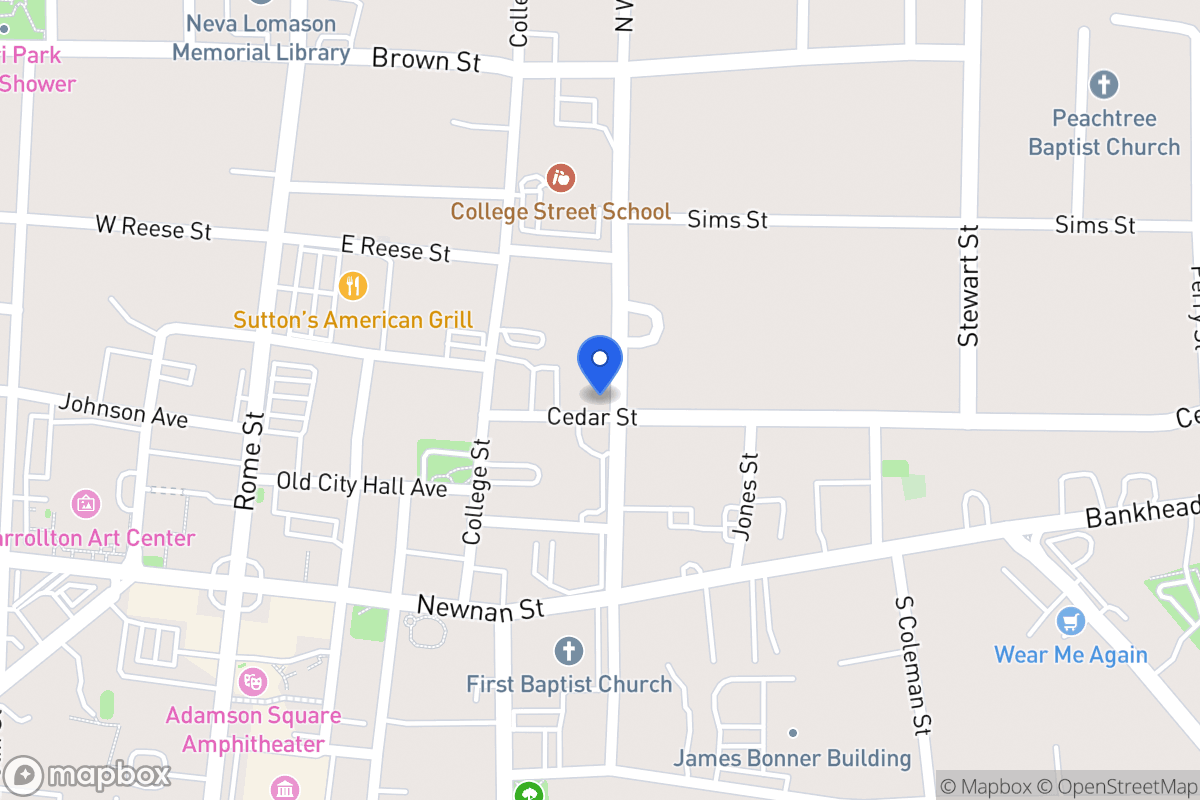 Map of 112 Cedar St