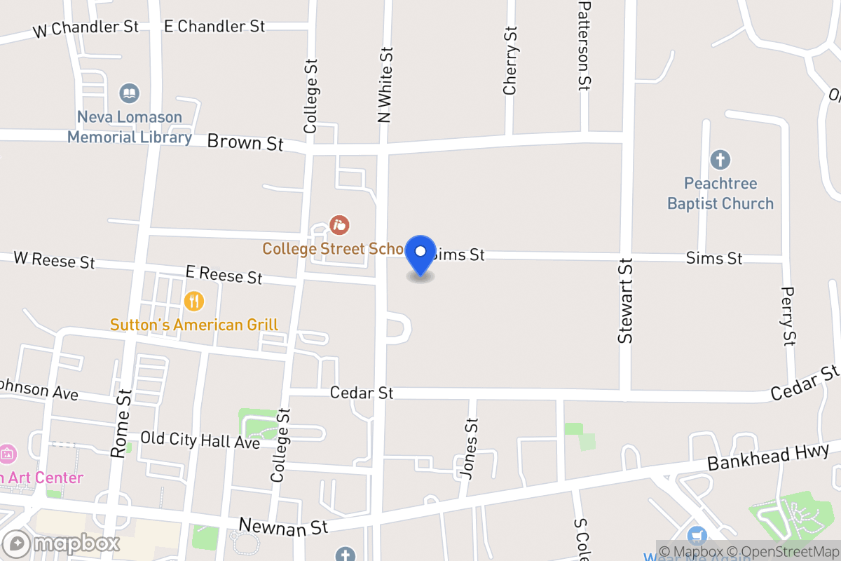 Map of 109 Sims St