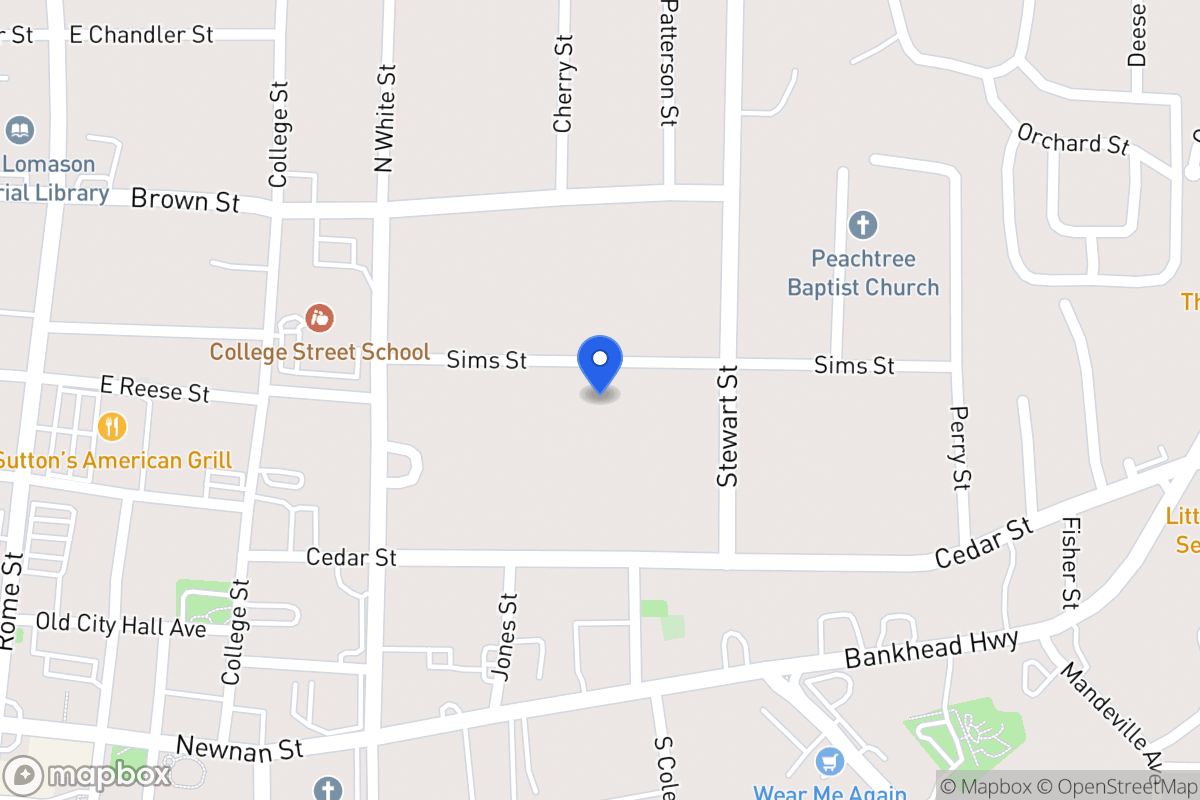 Map of 141 Sims St