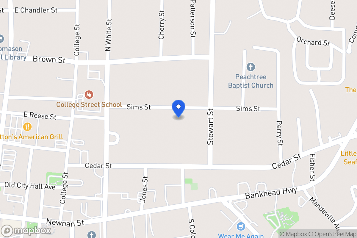 Map of 145 Sims St