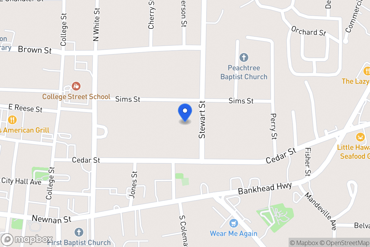 Map of 124 Stewart St