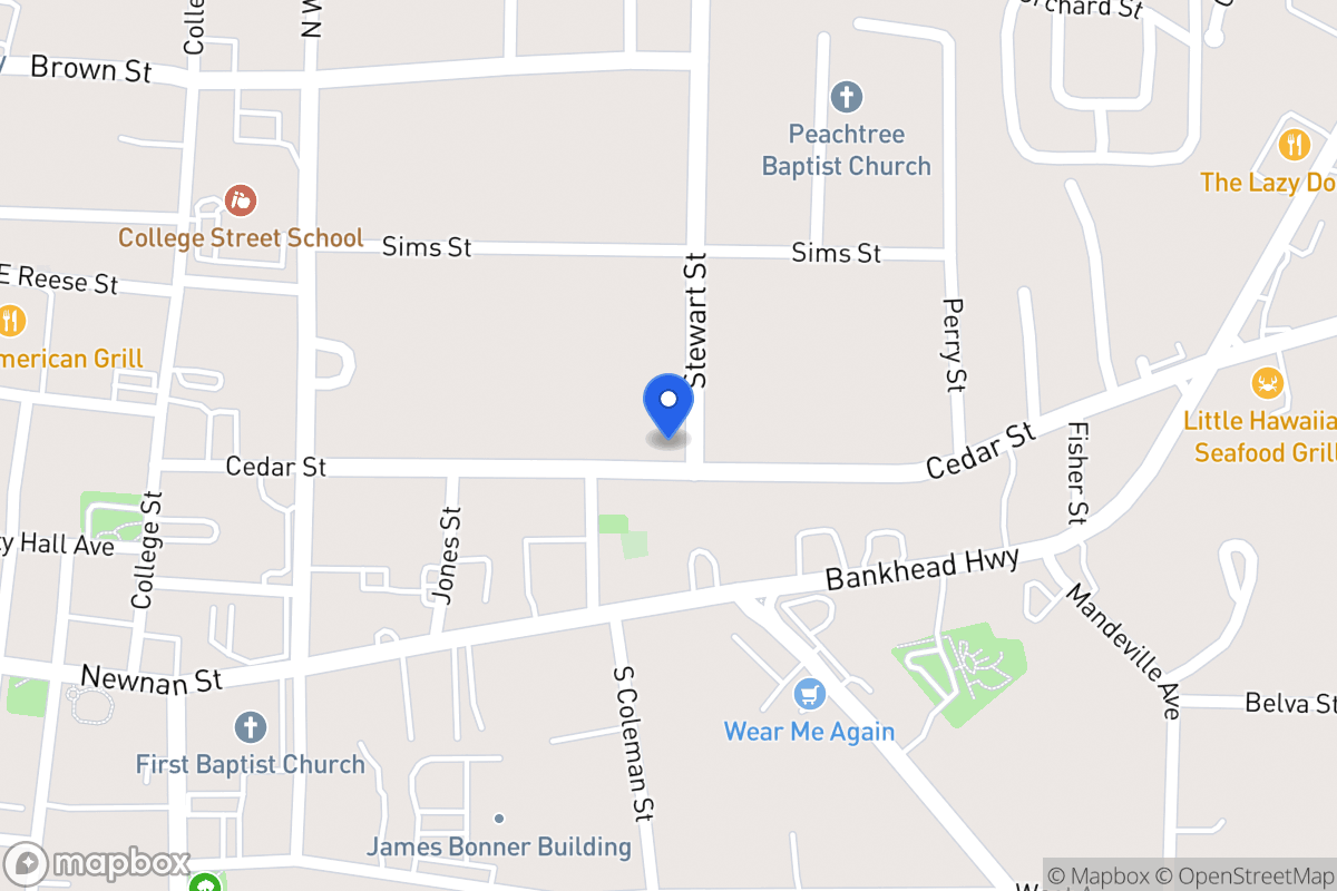 Map of 416 Cedar St
