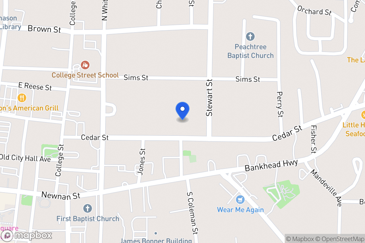 Map of 402 Cedar St
