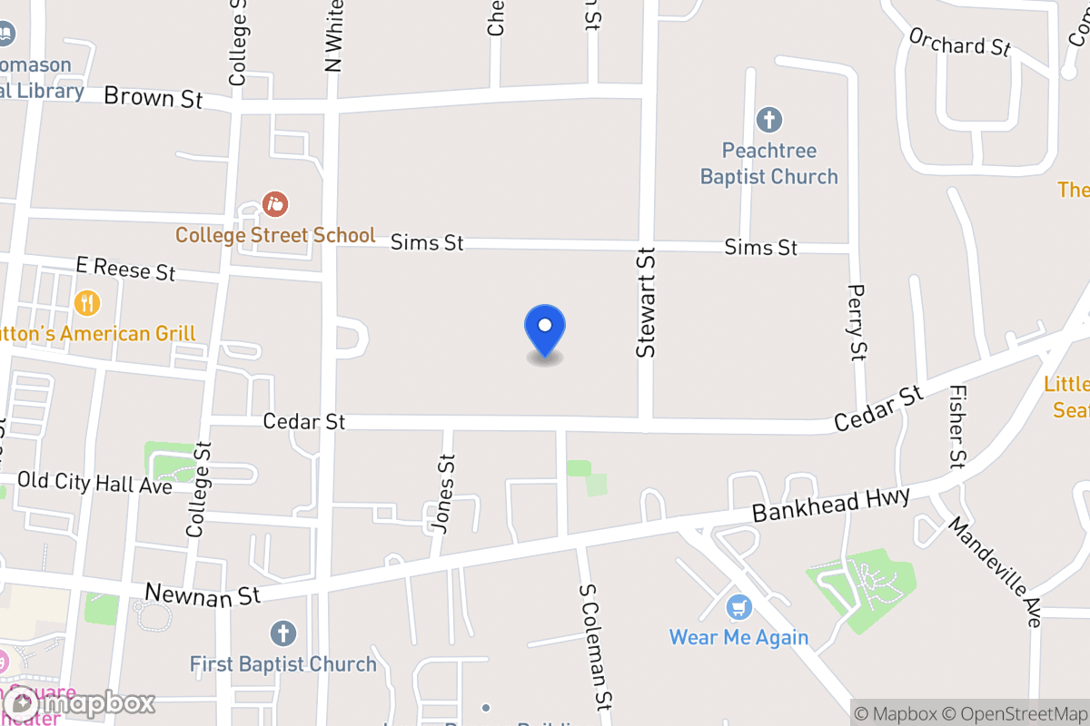 Map of 322 Cedar St