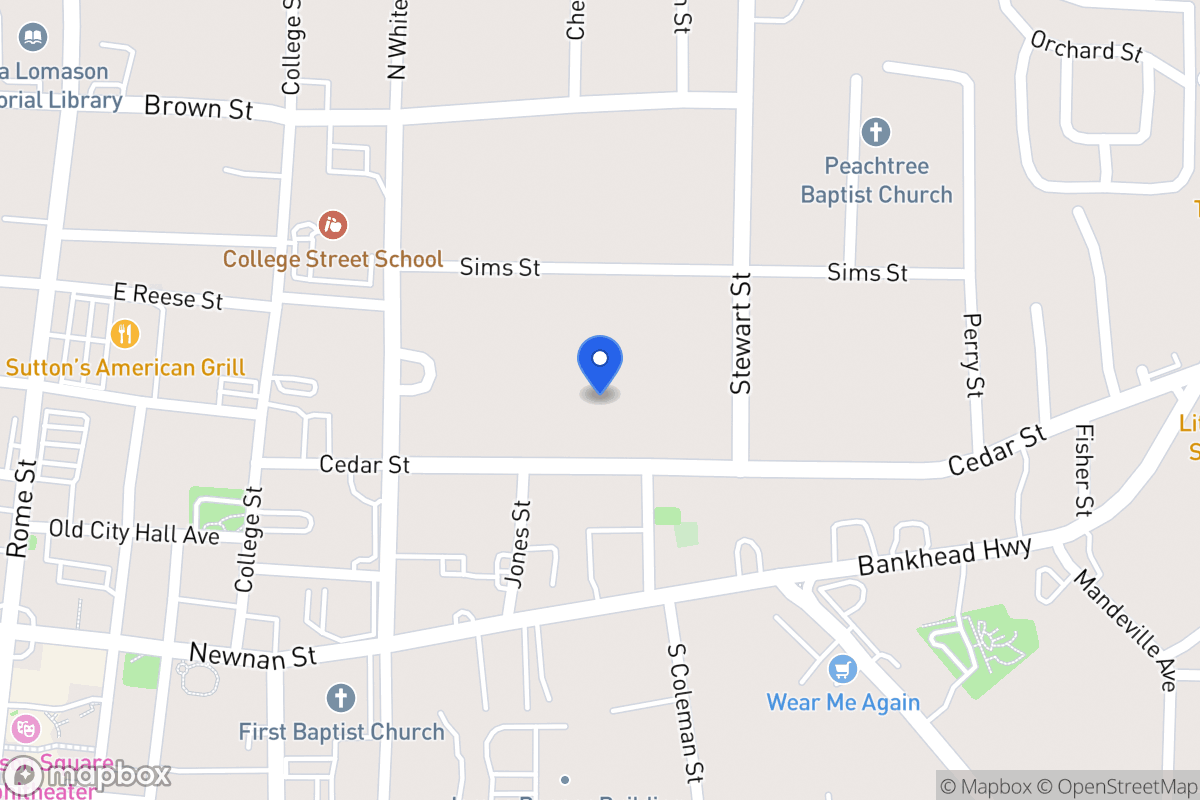 Map of 316 Cedar St