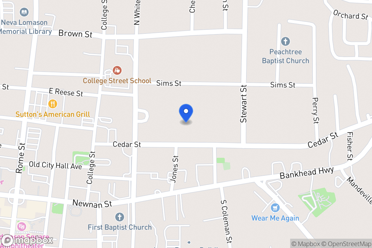 Map of 306 Cedar St