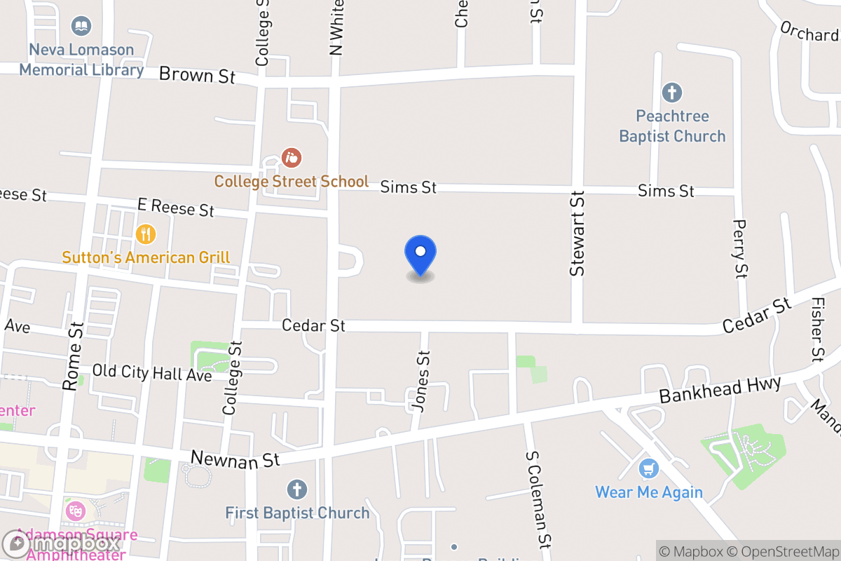 Map of 220 Cedar St