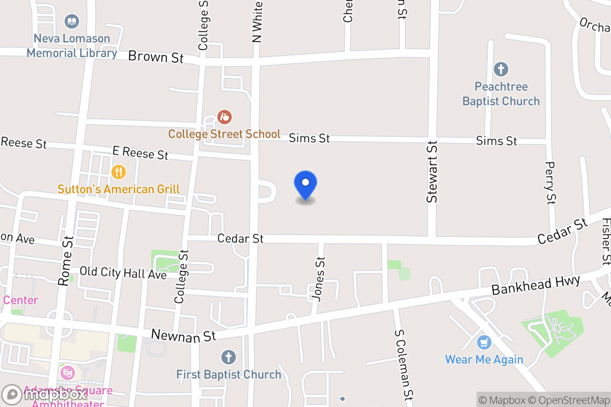 Map of 216 Cedar St