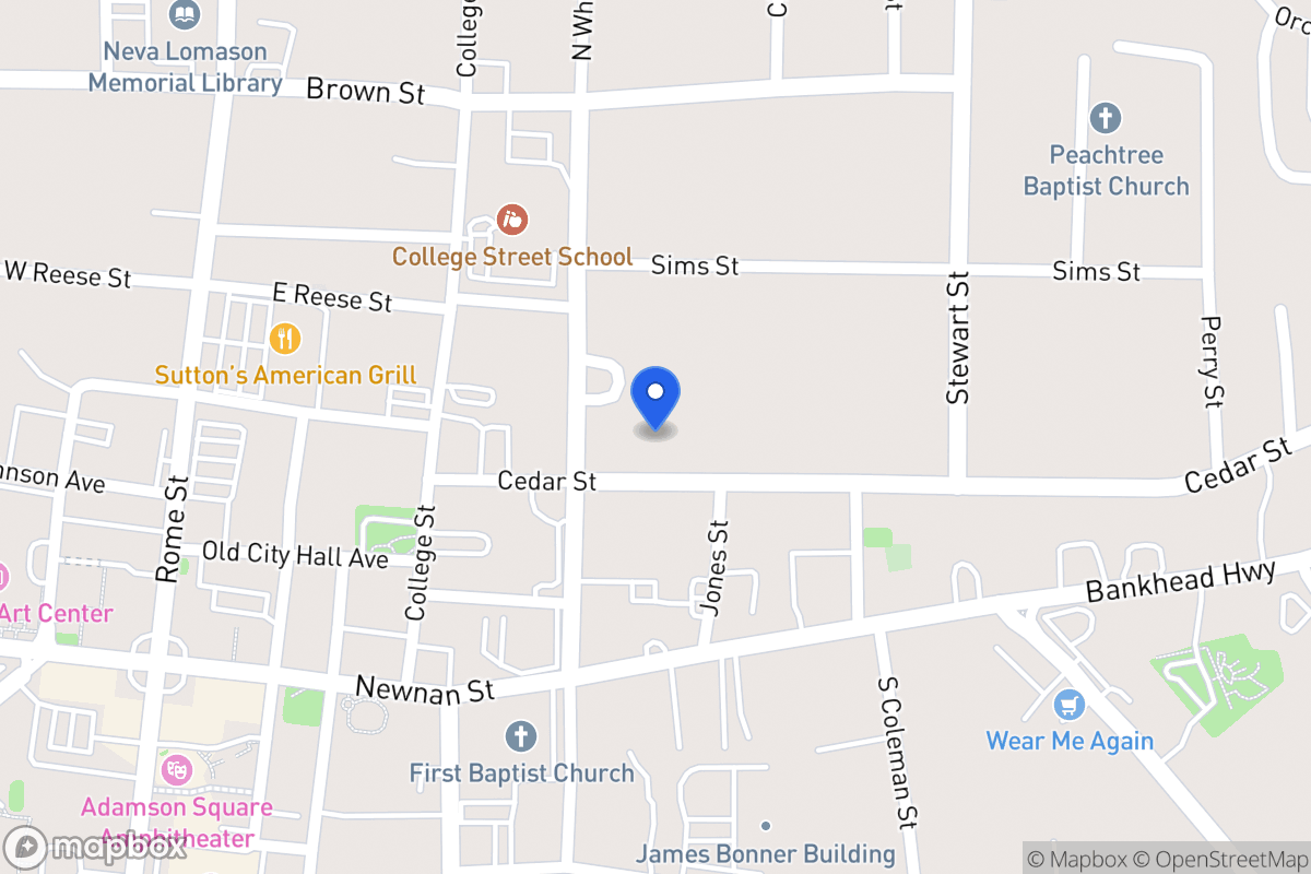 Map of 212 Cedar St