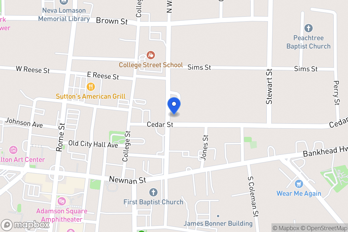 Map of 202 Cedar St