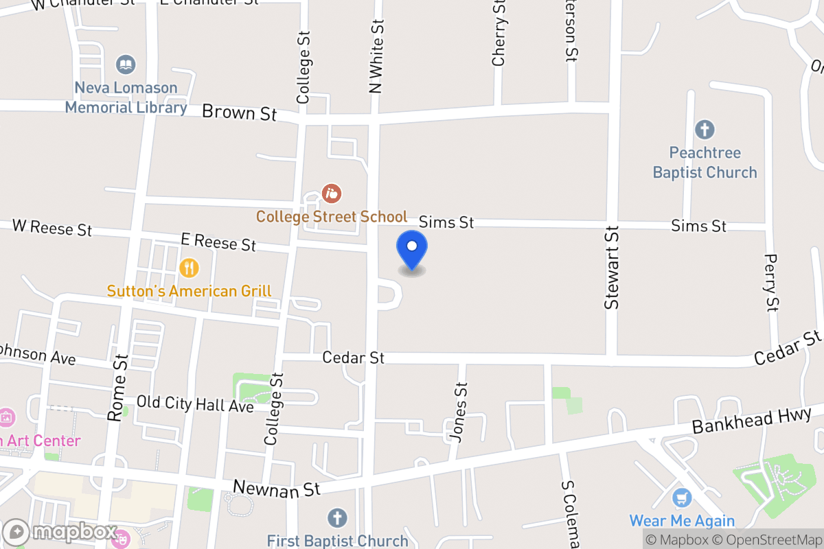 Map of 119 N White Cir