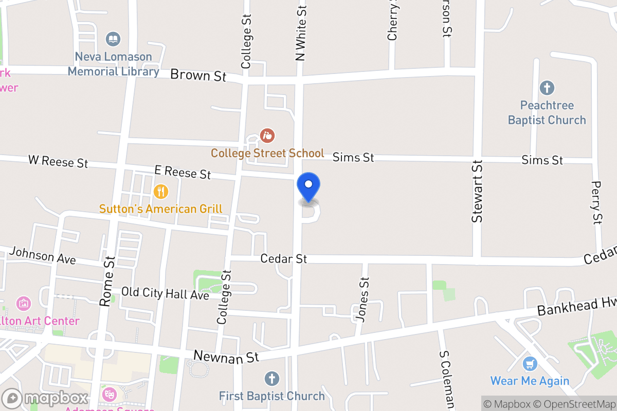 Map of 325 N White St