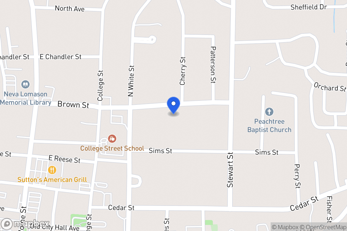 Map of 231 Brown St