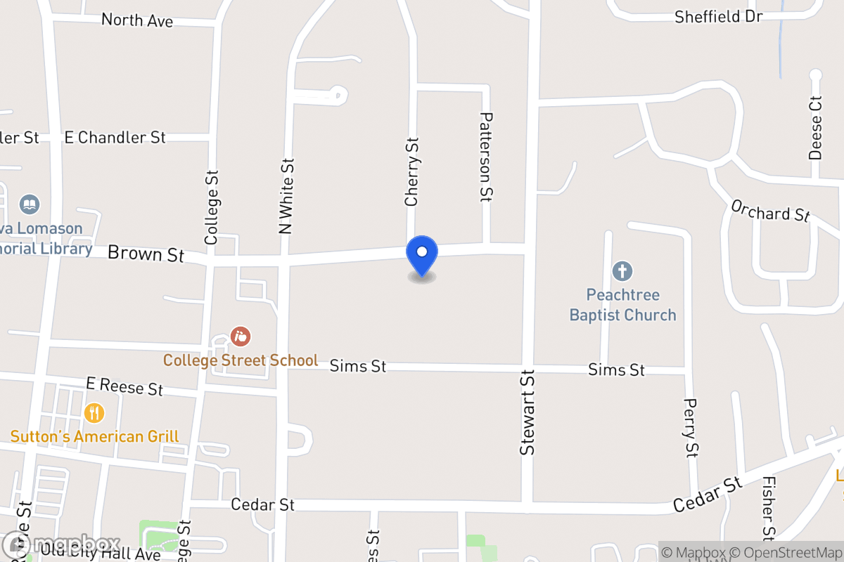 Map of 305 Brown St
