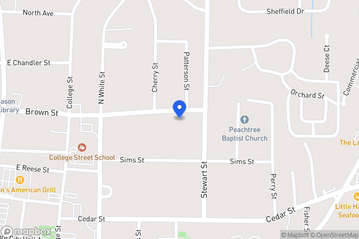 Map of 319 Brown St
