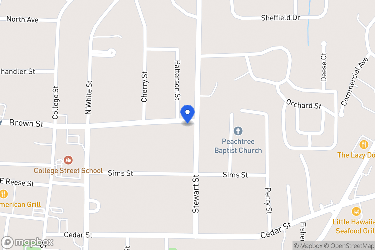 Map of 224 Stewart St