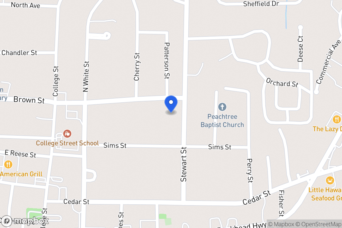 Map of 216 Stewart St