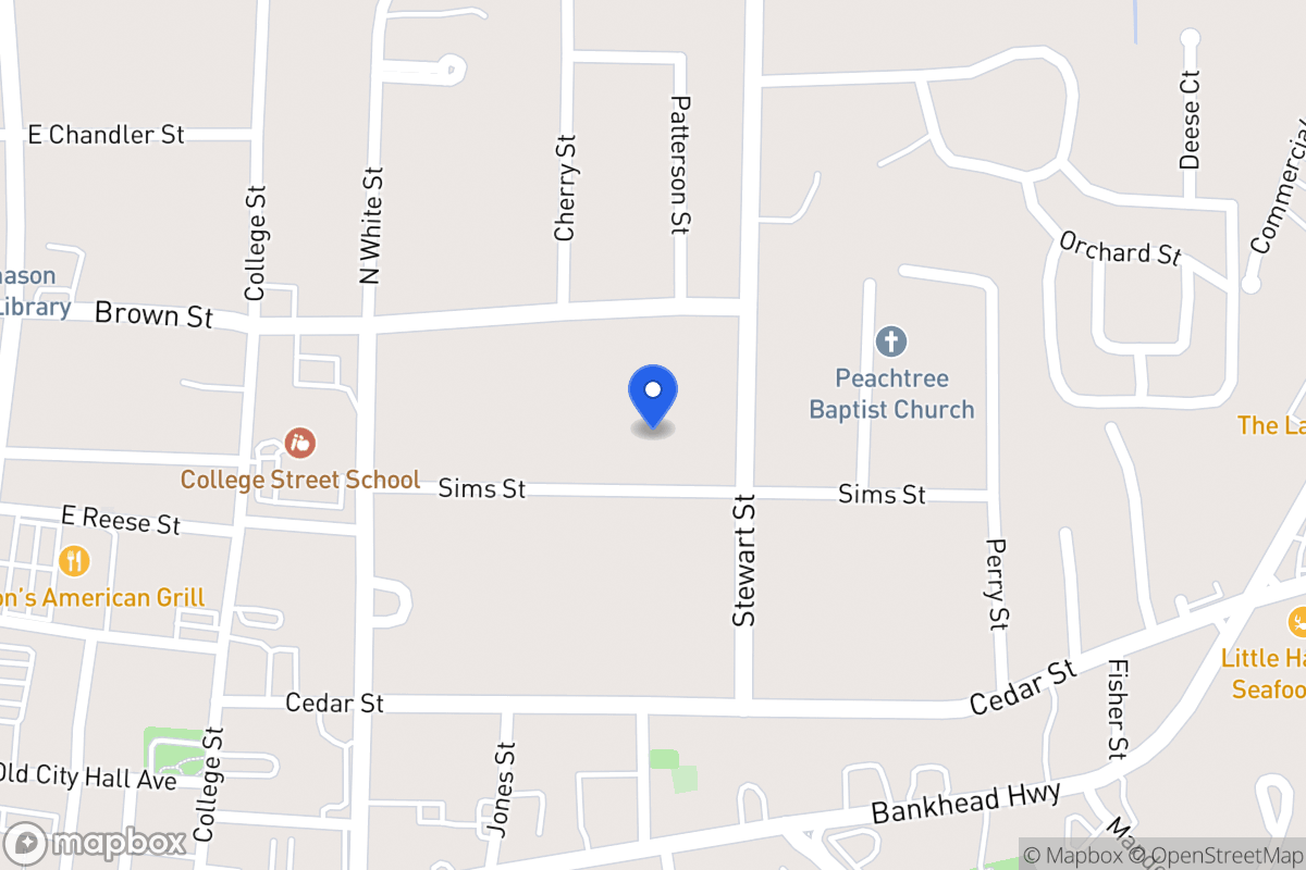 Map of 150 Sims St