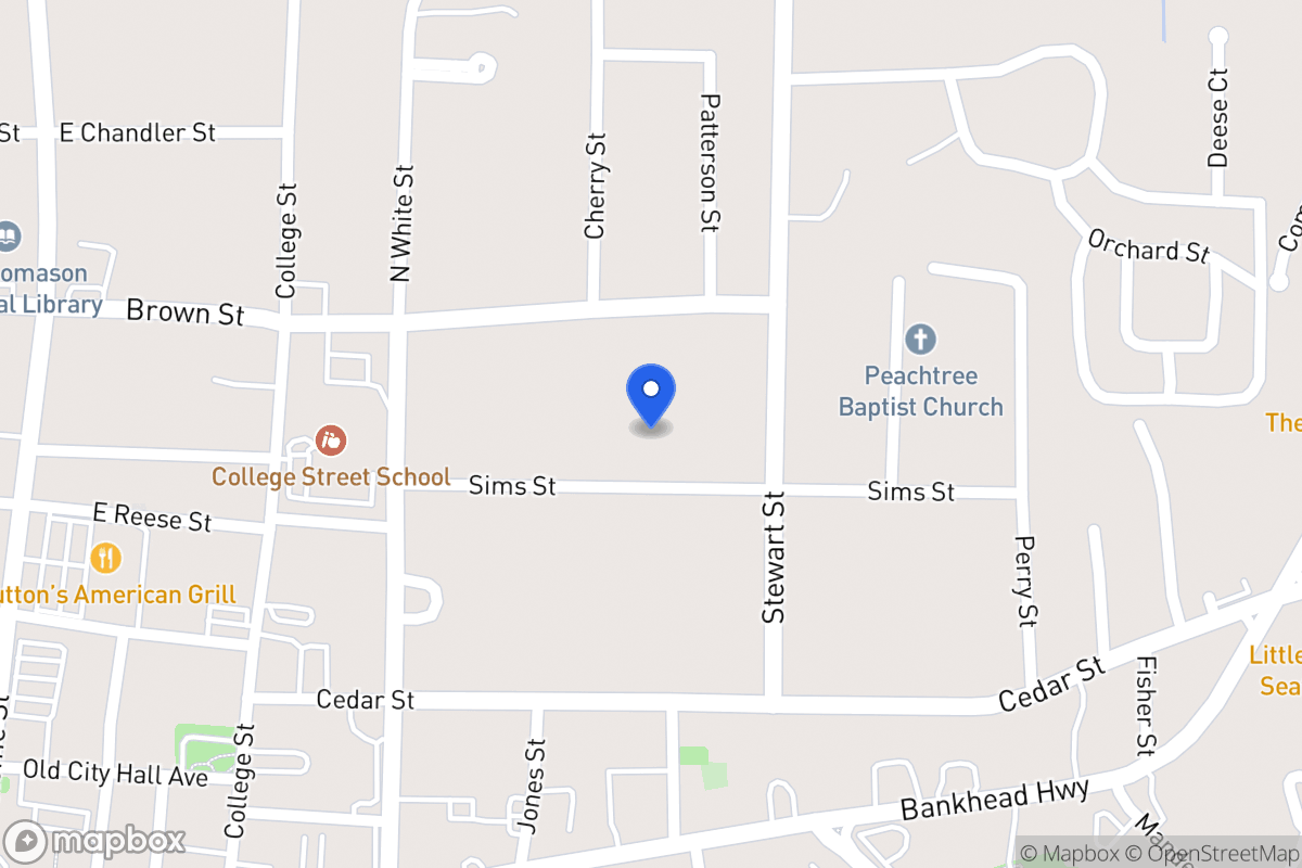 Map of 142 Sims St