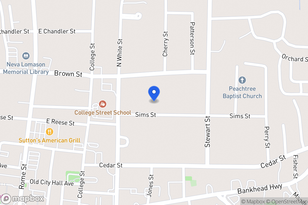 Map of 126 Sims St