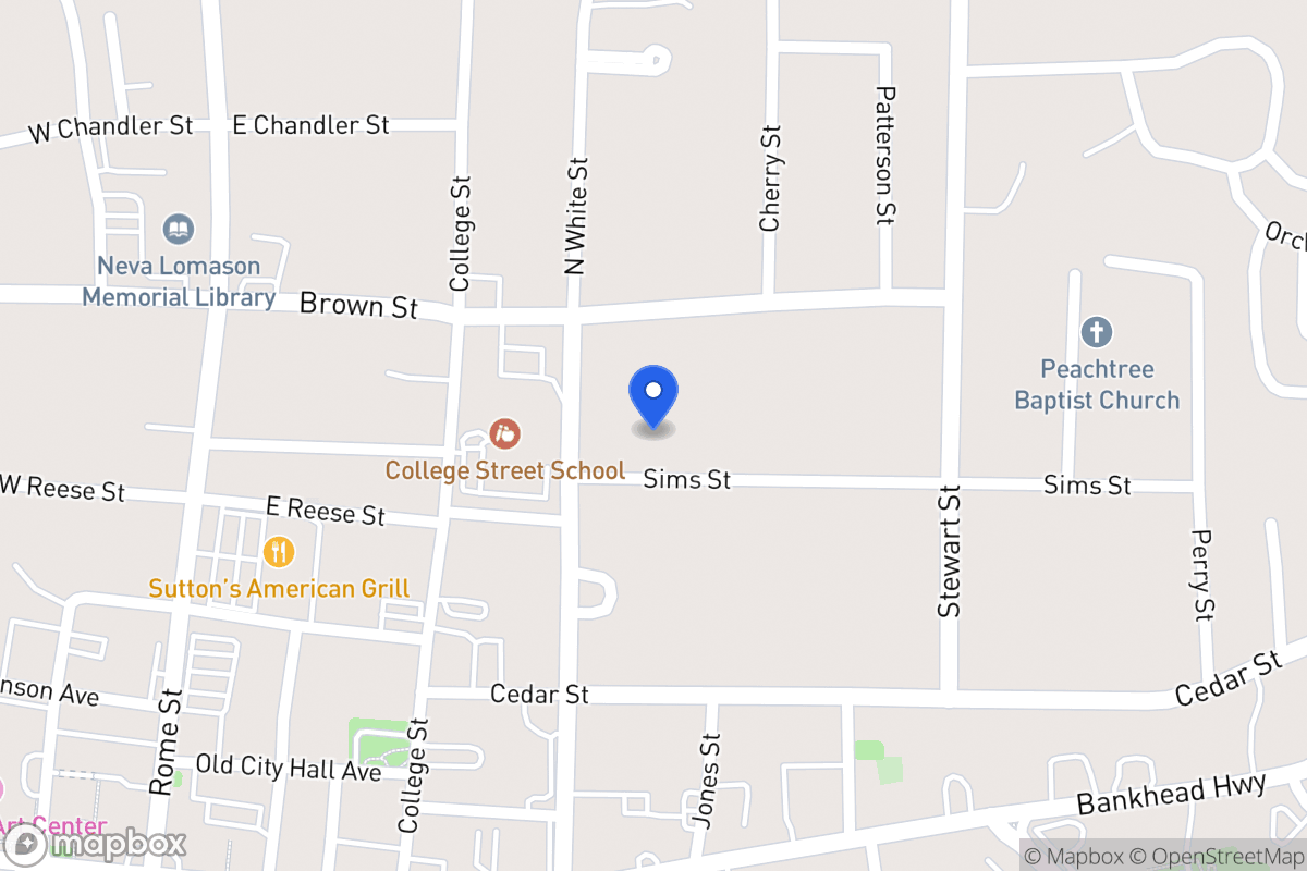 Map of 114 Sims St