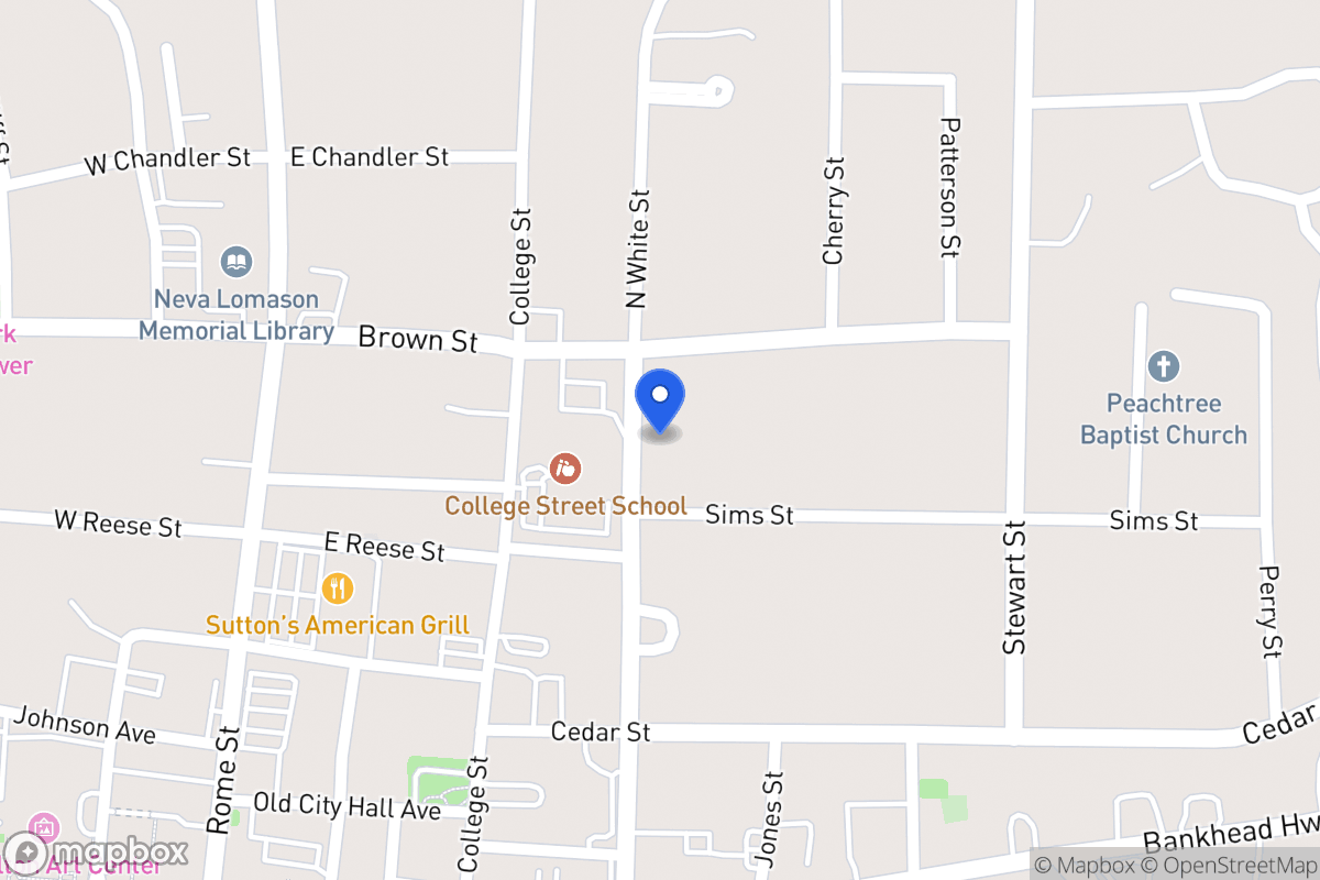 Map of 415 N White St