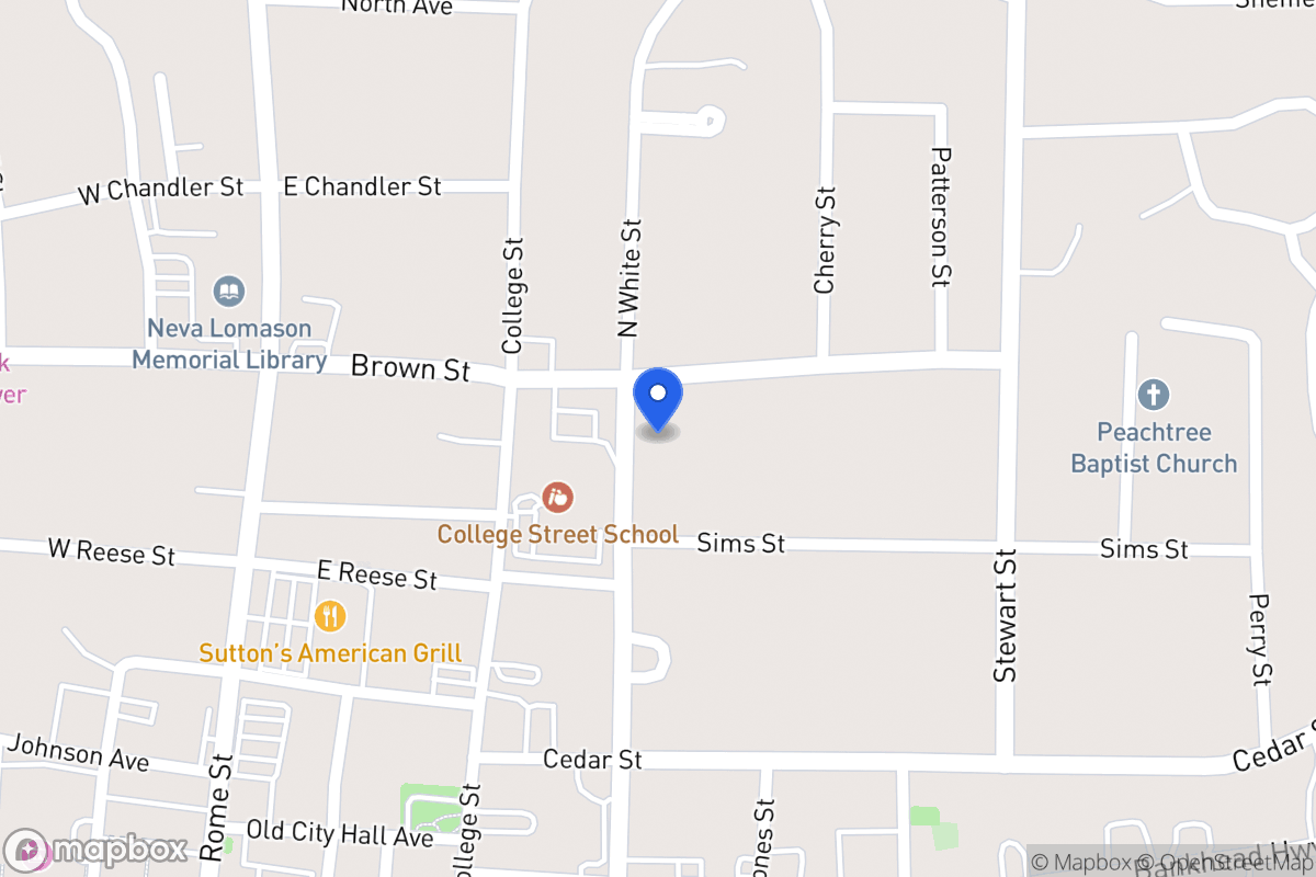 Map of 423 N White St