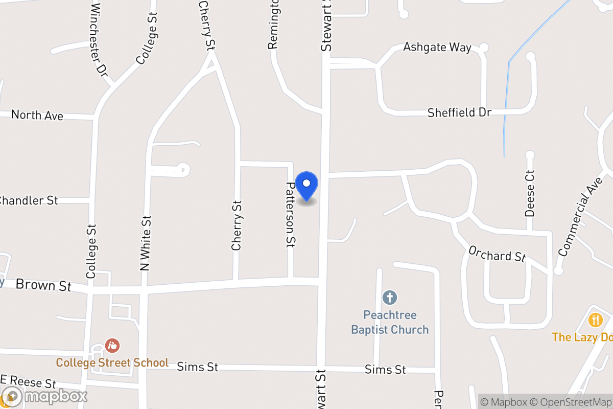 Map of 334 Stewart St