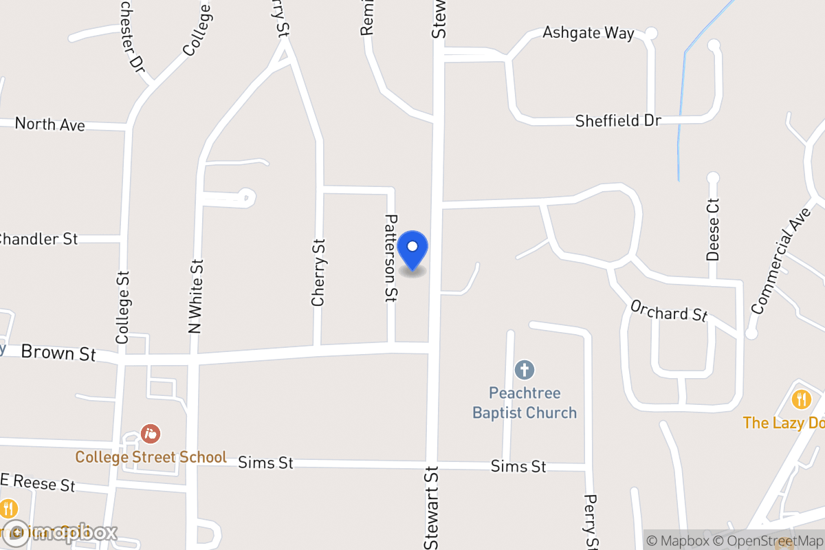 Map of 322 Stewart St