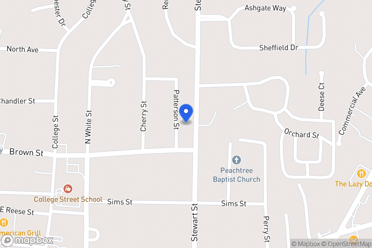 Map of 318 Stewart St