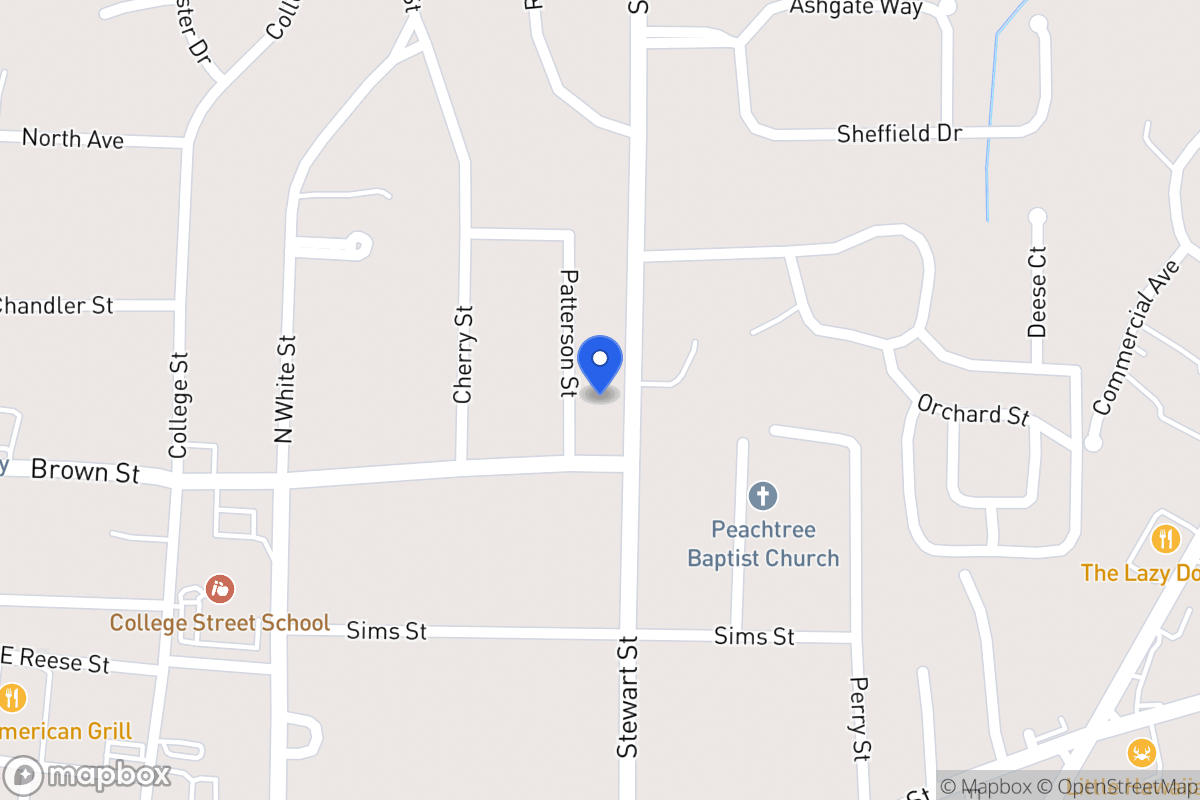 Map of 308 Stewart St