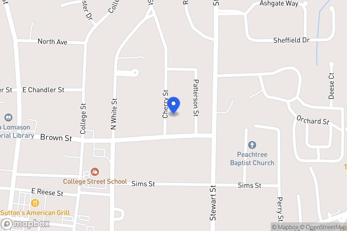 Map of 119 Cherry St