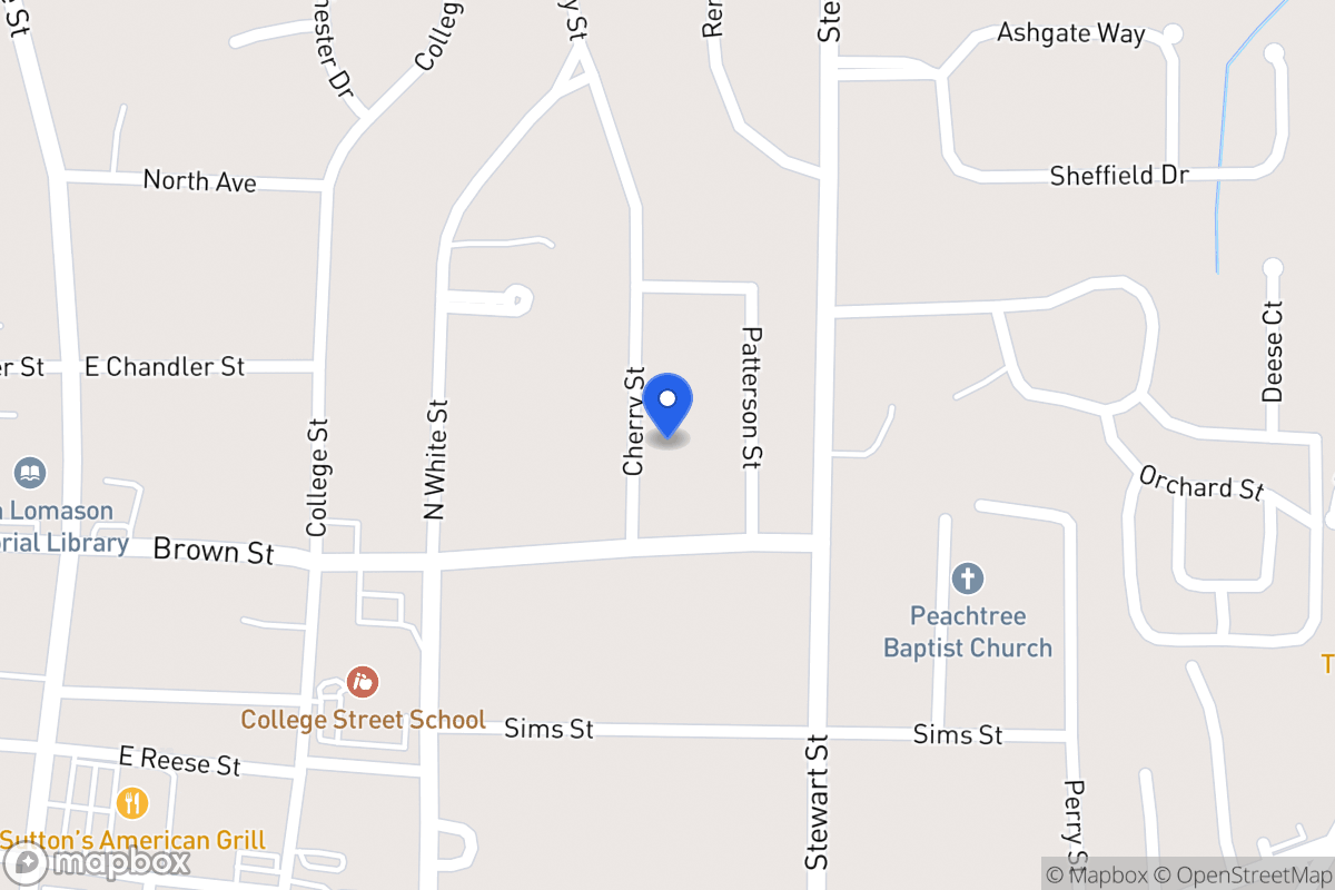 Map of 123 Cherry St