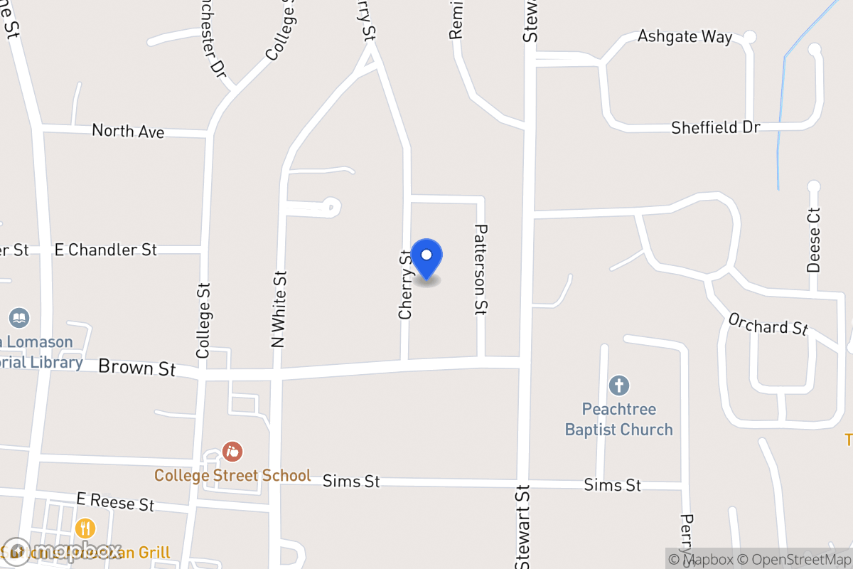 Map of 127 Cherry St